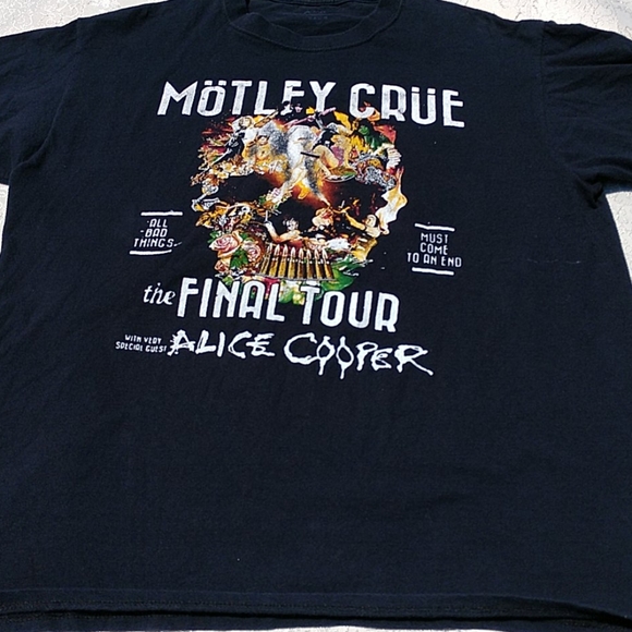 Motley Crue Other - Motley Crue The Final Tour 2014 /Adult Large